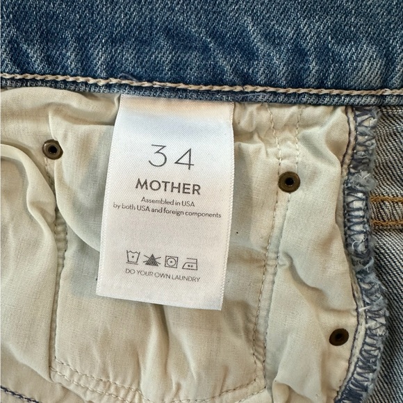 MOTHER SUPERIOR The Snapped Ditcher Flood Jeans in We Are Castaways |Size 34|NWT - Picture 5 of 16
